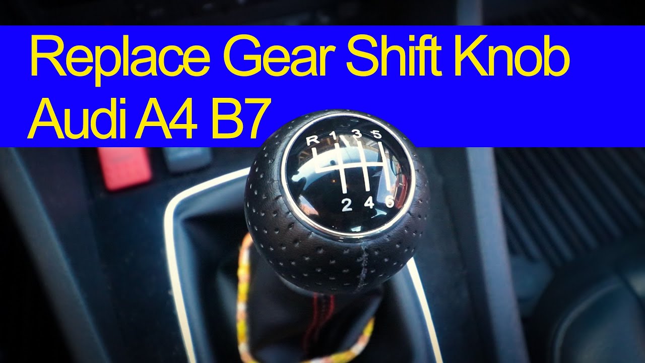 Shift Knob Install Audi A4 B7   How To