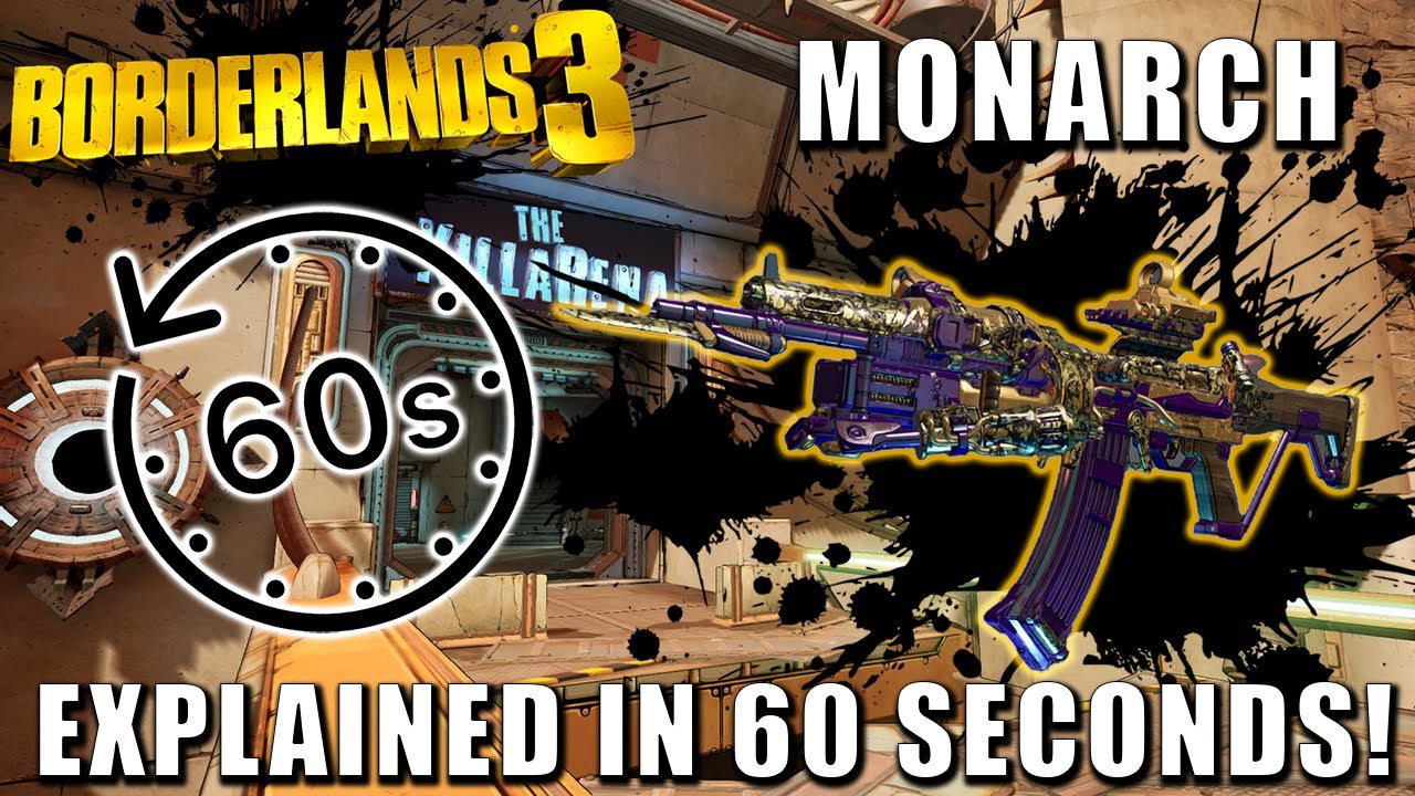 Borderlands 3 | Monarch Legendary Weapon Guide | 60 Seconds Guide #7