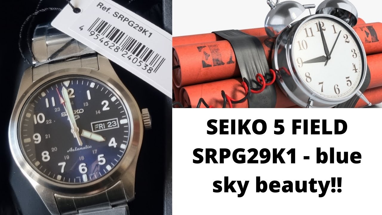 Обзор часов SEIKO 5 SPORTS FIELD SRPG29K1 — эти доступные синие красавцы!!