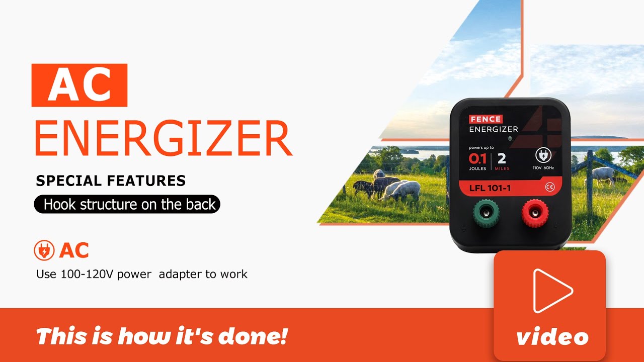 AC Electric Fence Energizer-LFL101-1