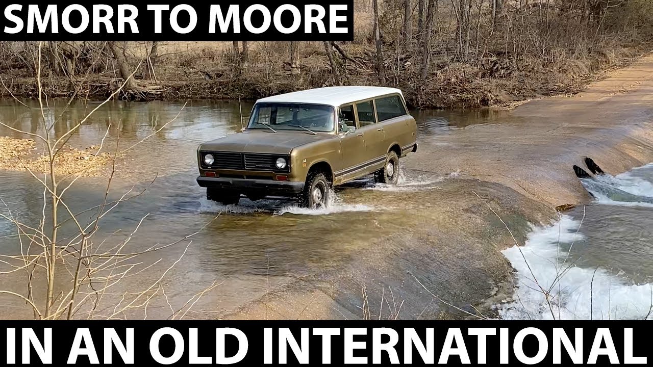 SMORR 2 MOORE in an International Harvester Travelall