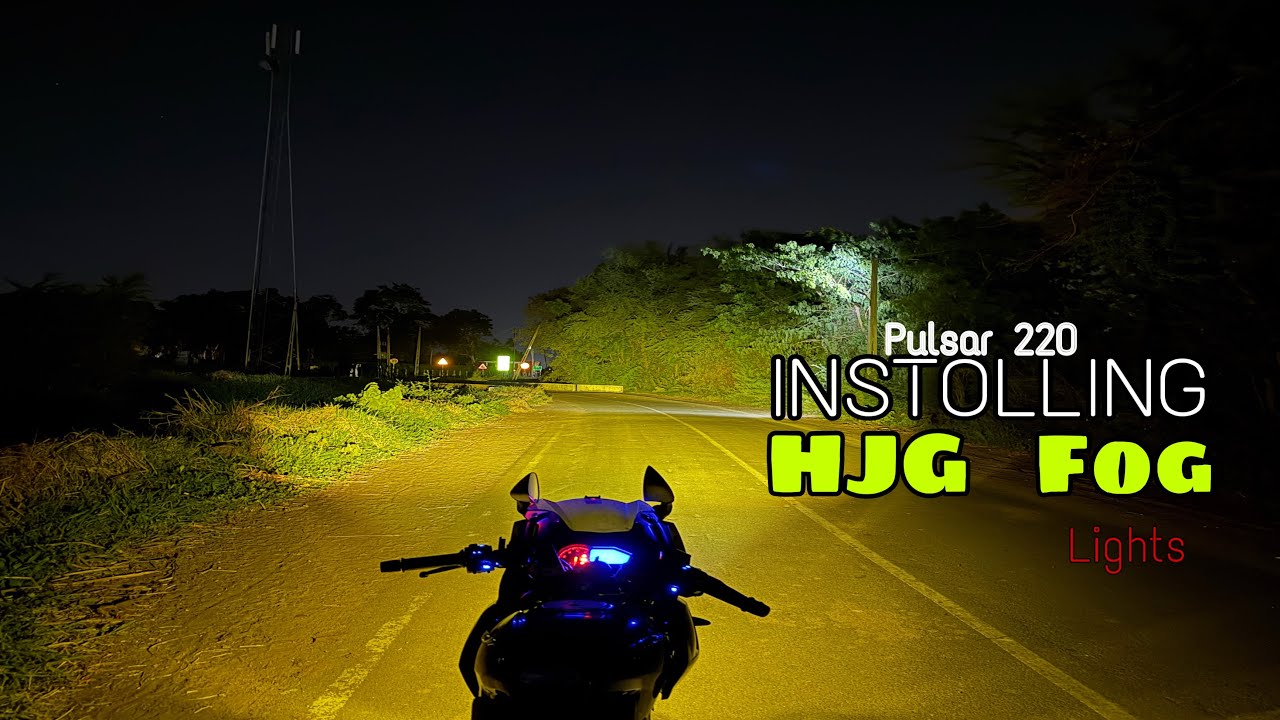 HJG FOG light 💡 PULSAR 220f  MAIN INSTOLLING ​⁠  #virel #foryoutube