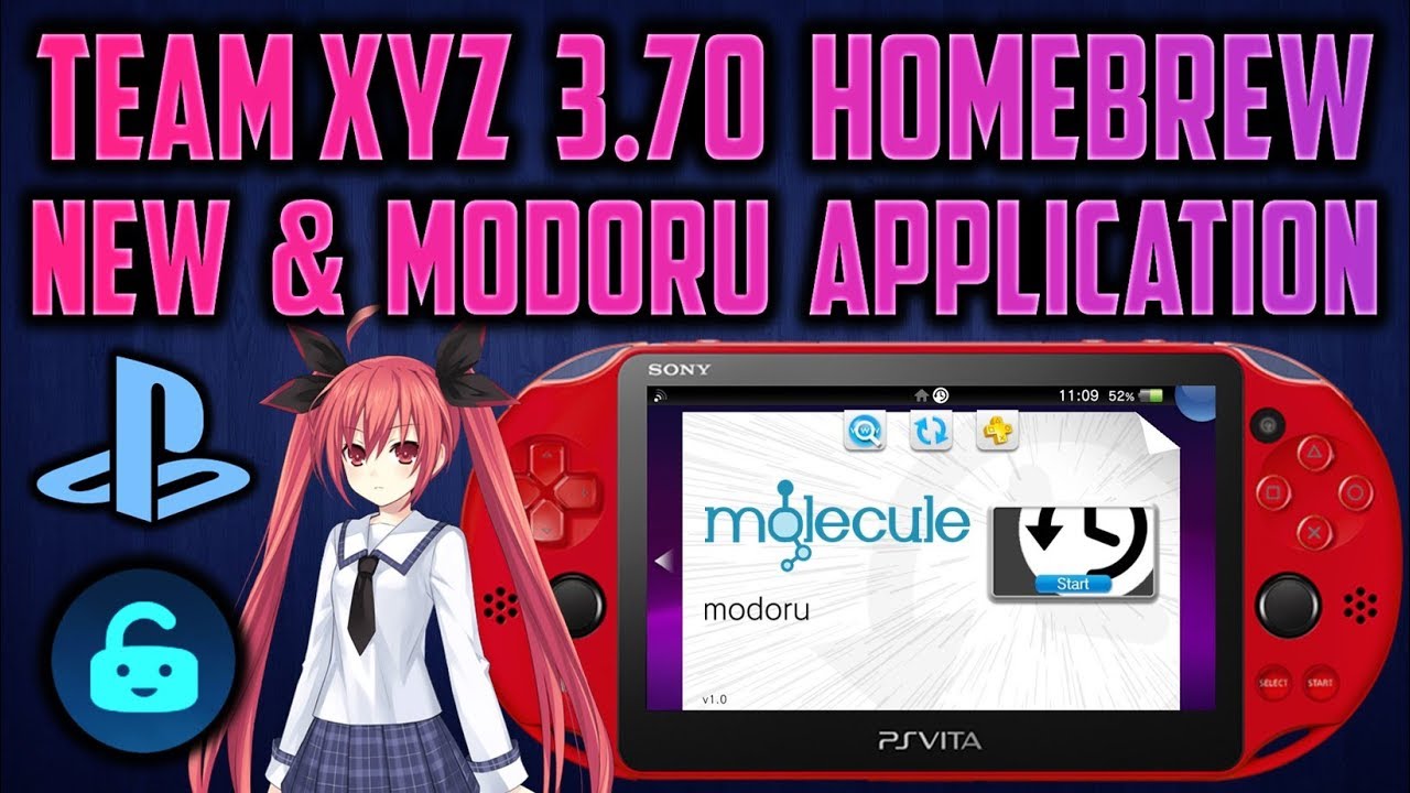 PS Vita NEWS! Team XYZ 3.70 Hack & Modoru Downgrade App!
