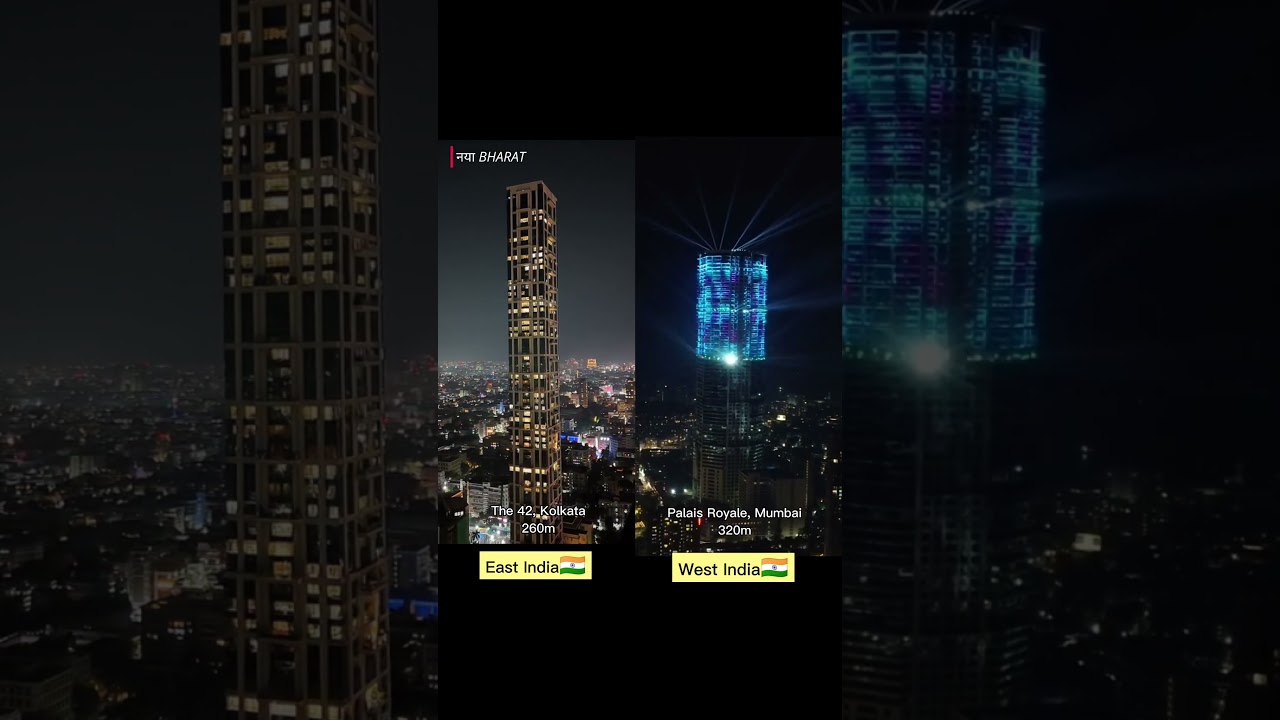 Tallest Building in Kolkata & Mumbai, India🇮🇳 | Palais Royale, The 42, 