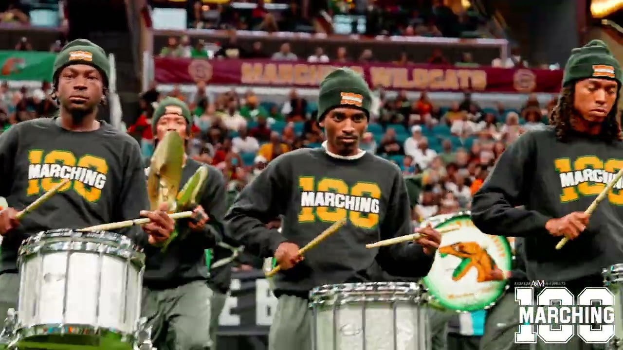 FAMU Marching 100 Florida Classic 2025 Percussion Feature 