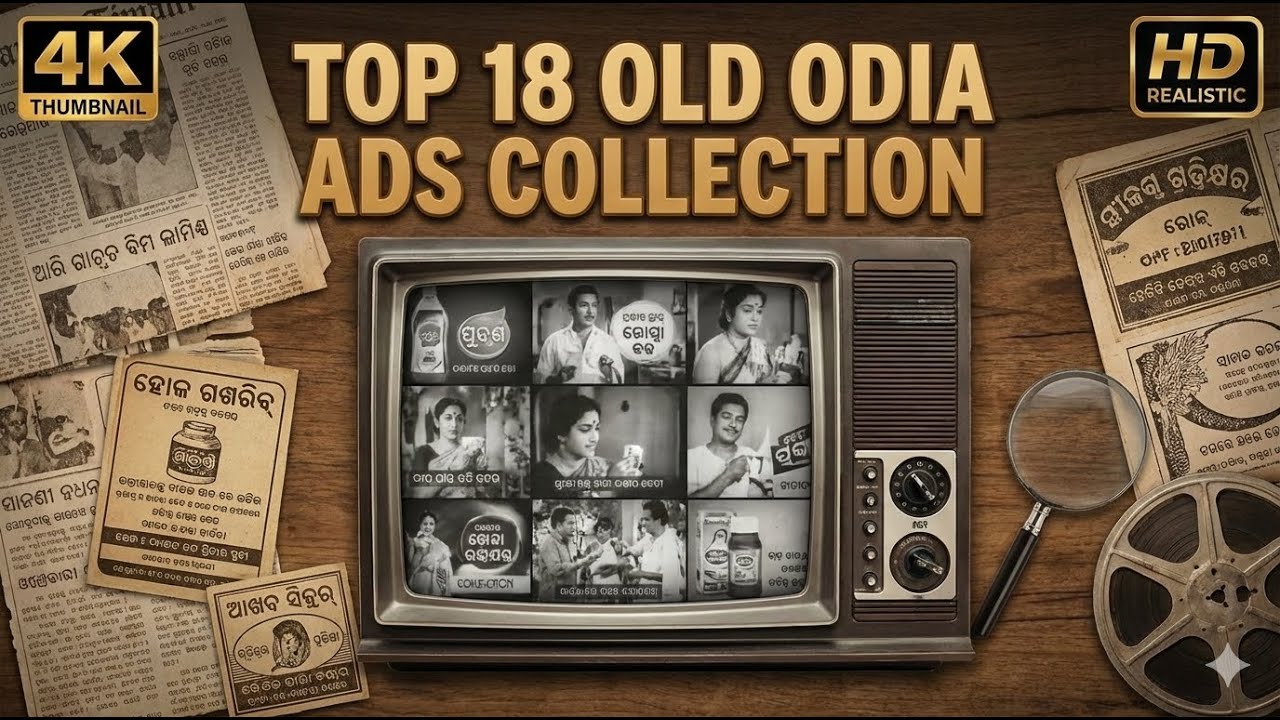 90s DD-1 Days Are Back! | Top 18 Old Odia Ads Collection | Vintage Odisha 📺
