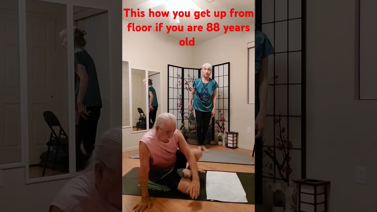 Get up from floor. Seniors do this every day. #seniors #up from floor #mobility