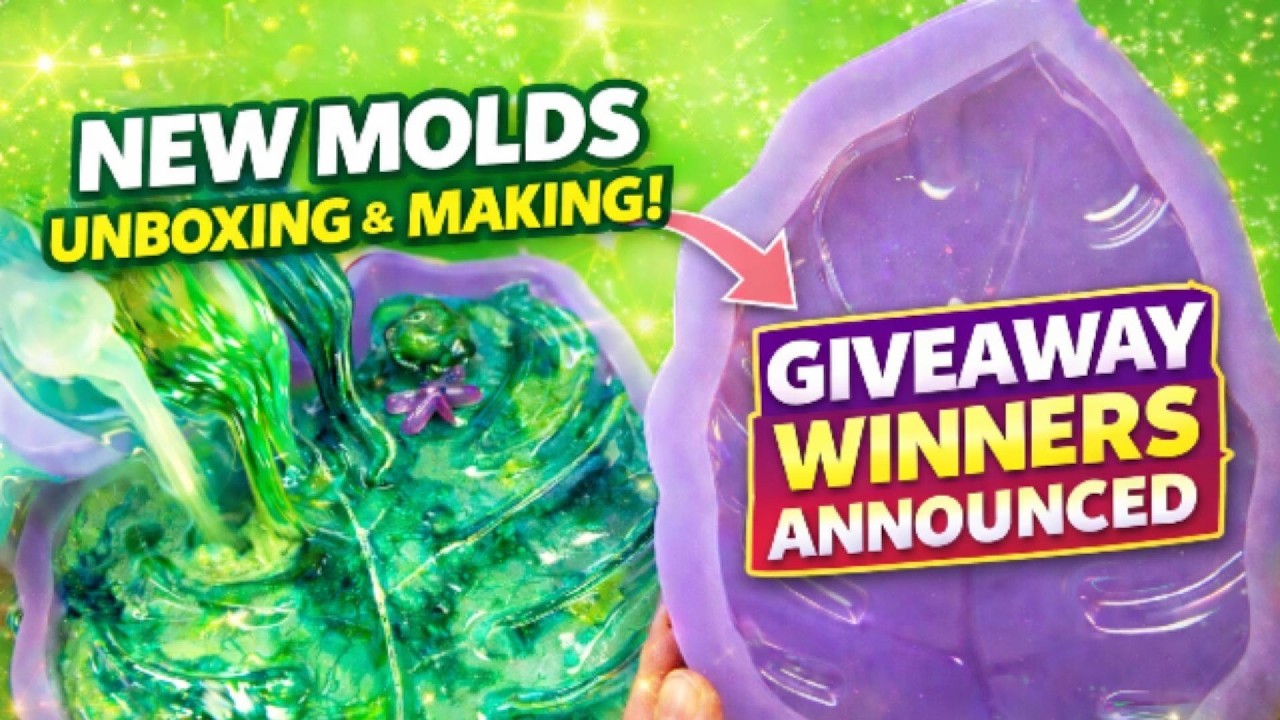 New Monstera Leaf Mold Unboxing & Resin Pour | Giveaway Winners Announced