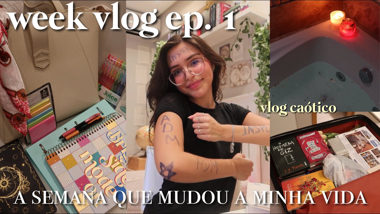 week vlog| a semana mais louca e caótica da minha vida| um novo capitulo 💌🍓