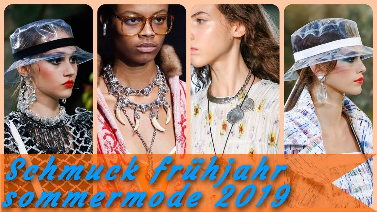 Aktuelle schmucktrends fr&uuml;hjahr sommermode 2019