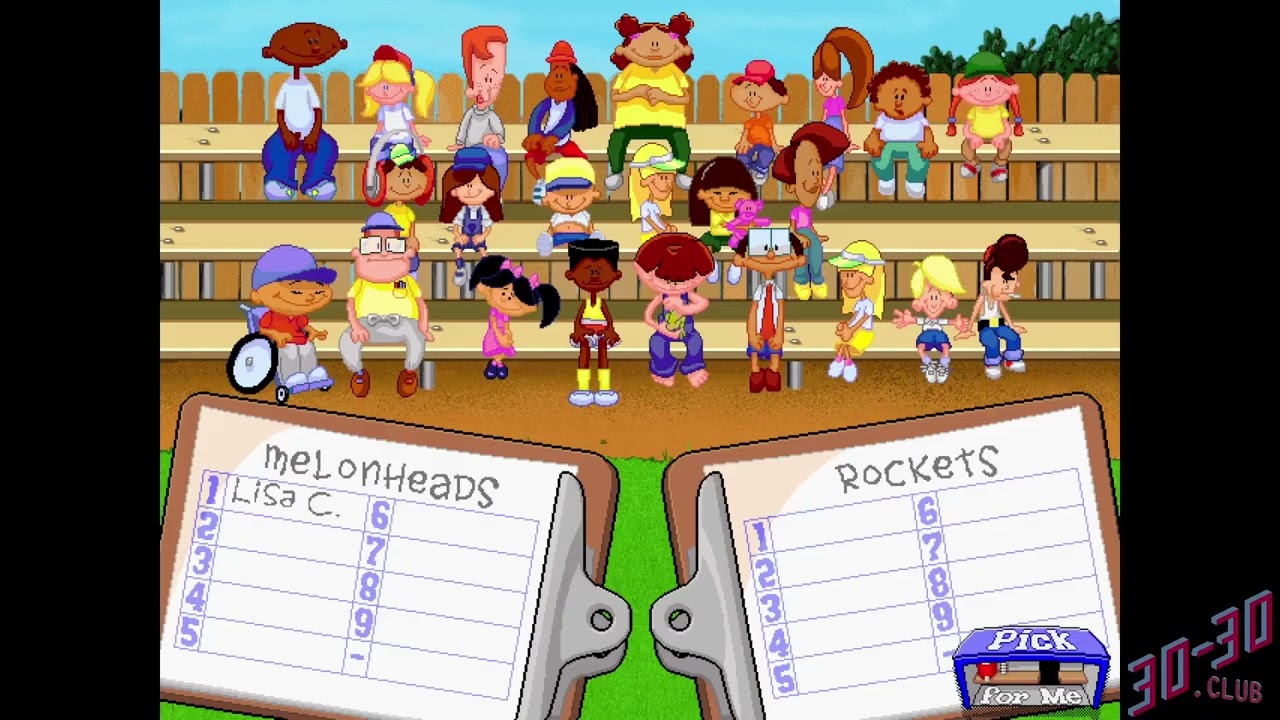Backyard Baseball (1997) - All Player Select voice lines