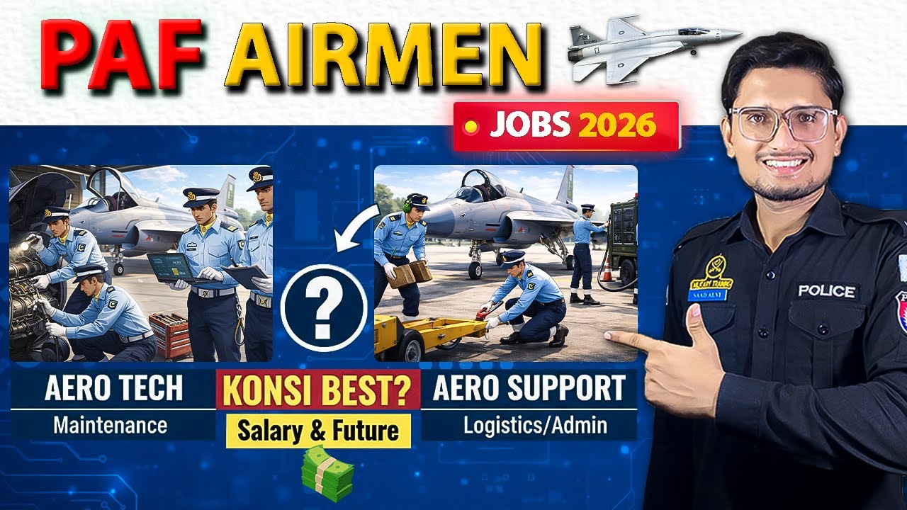 PAF AIRMEN Jobs 2026 ‼️ Konsi Branch / Trade Best Hai? Salary? & Complete Guide | Qanoon Wale Bhai
