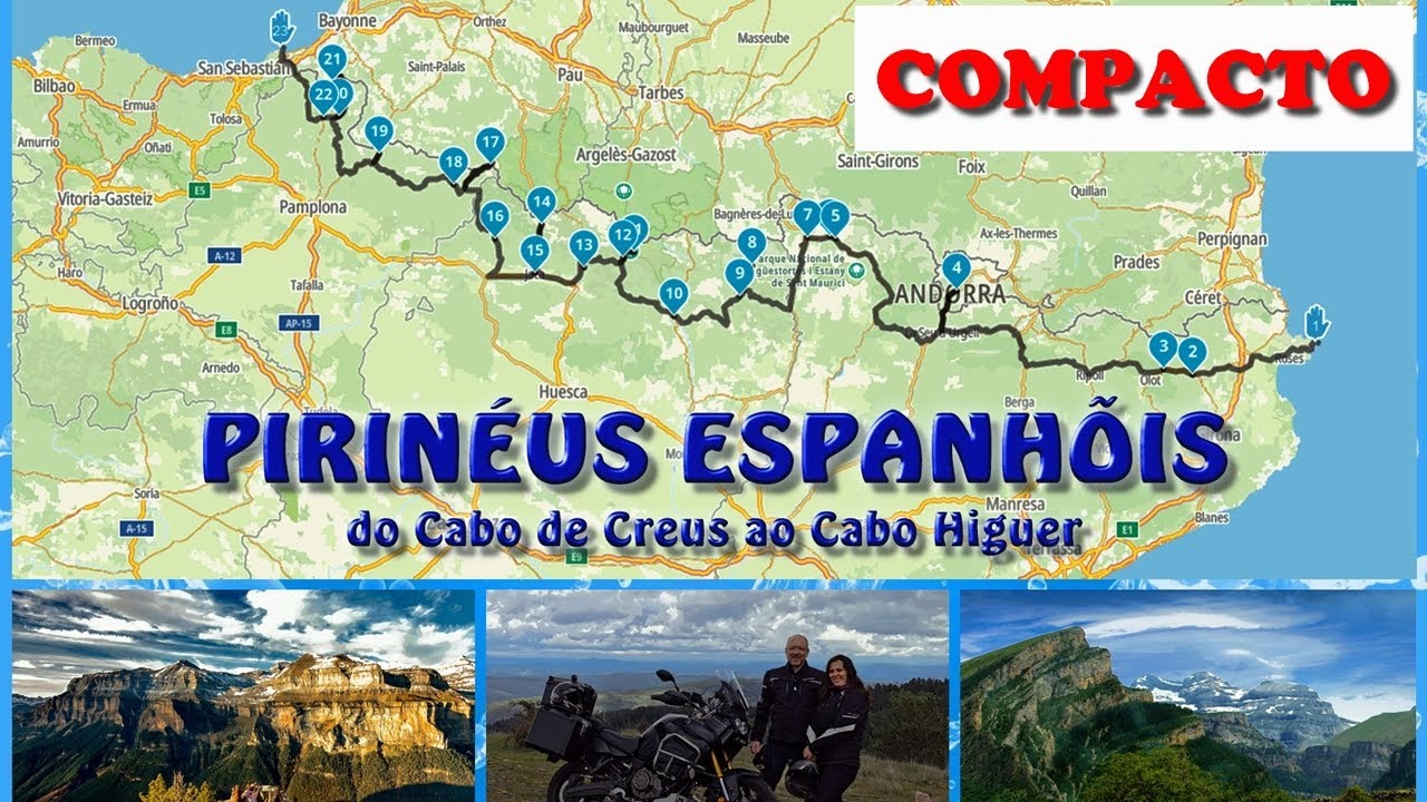 Compacto de Viagem aos Pirenéus Espanhóis - Spanish Pyrenees Trip (Short Version Video)