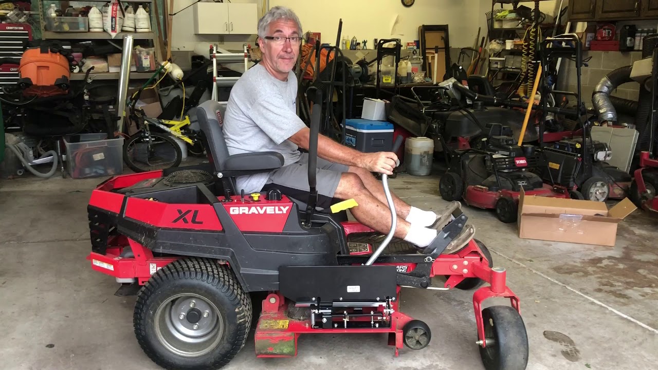 Qwikchute chute block on Gravely 42 ZT XL