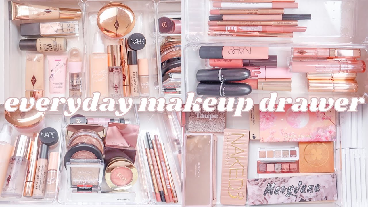 MY EVERYDAY MAKEUP DRAWER MAKEOVER! - *shop my stash* | Paige Koren