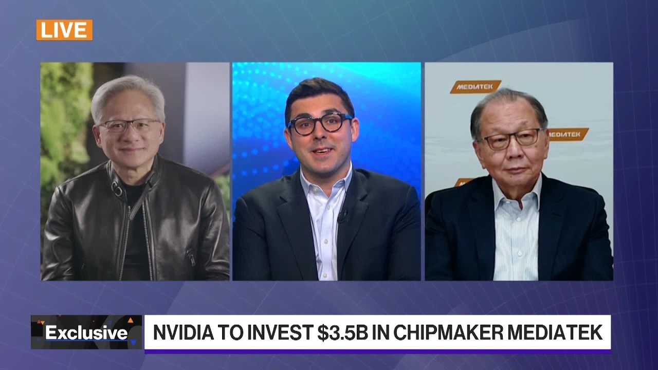 Nvidia CEO Huang on the $3.5 Billion Deal With MediaTek