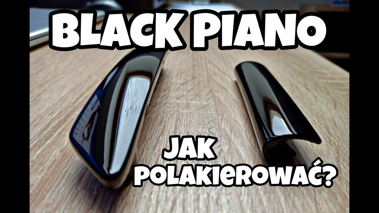 Lakierowanie dekor&oacute;w plastik&oacute;w na BLACK PIANO Passat B5 we coat plastic decors