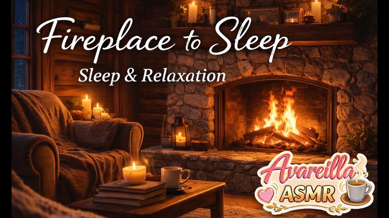 Deep Sleep Cracking Fireplace | Insomnia & Anxiety Relief | 2 Hours