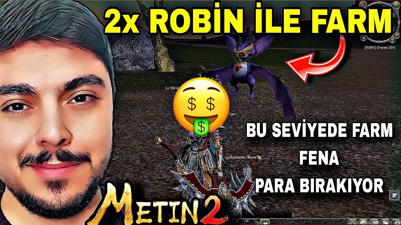 Metin2 TR Ruby #127 l 2 ROBİN İLE AFK FARM l Envanter Doldu Taştı l #metin2 #metin2tr #metin2ruby
