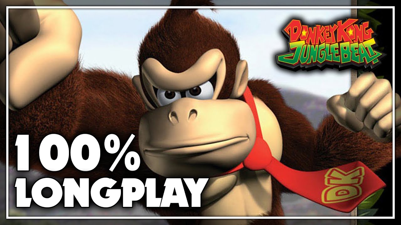 Donkey Kong - Jungle Beat Wii - 100% Longplay (Full Game)