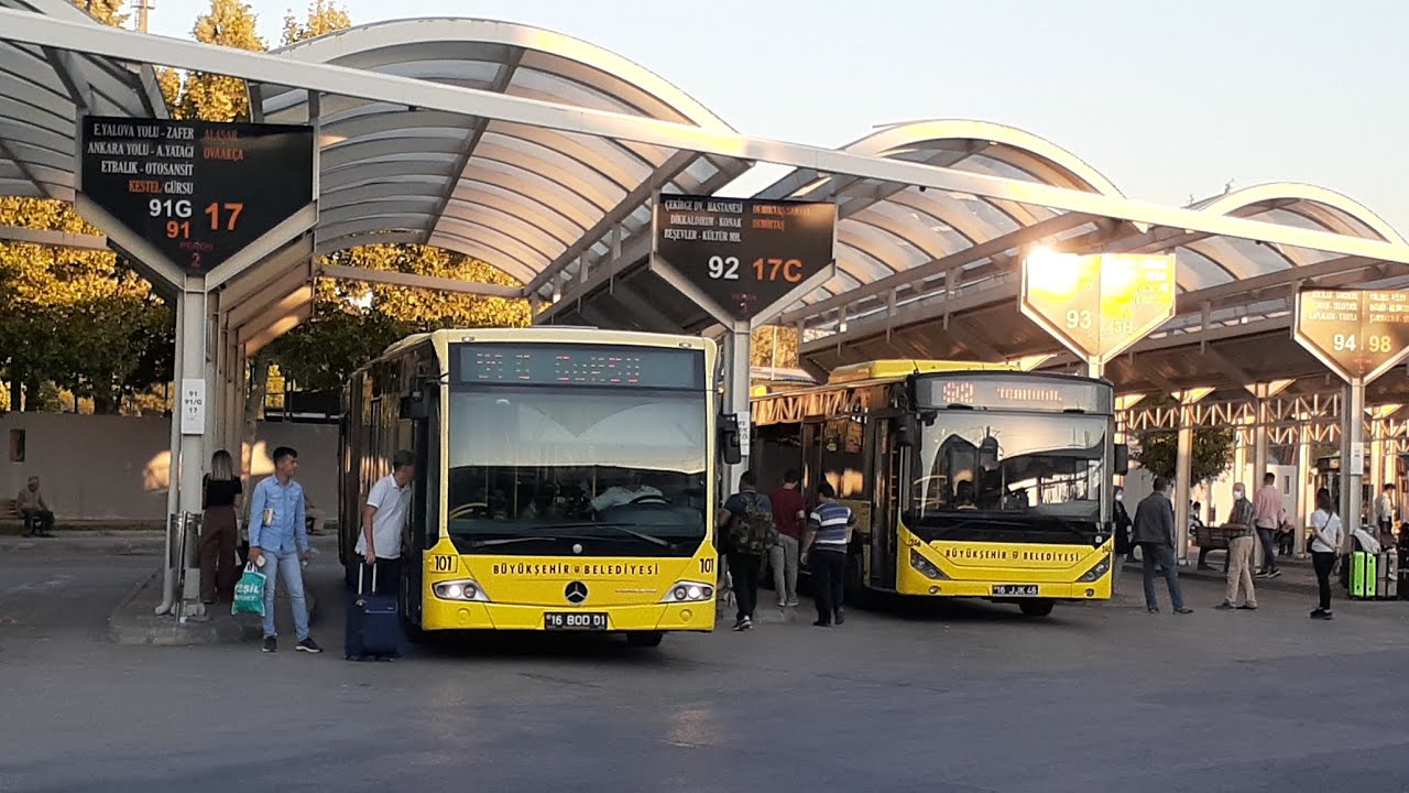 Terminal Peron Çıkış ve Giriş | Otobüs Geçişleri - 14 Eylül 2022