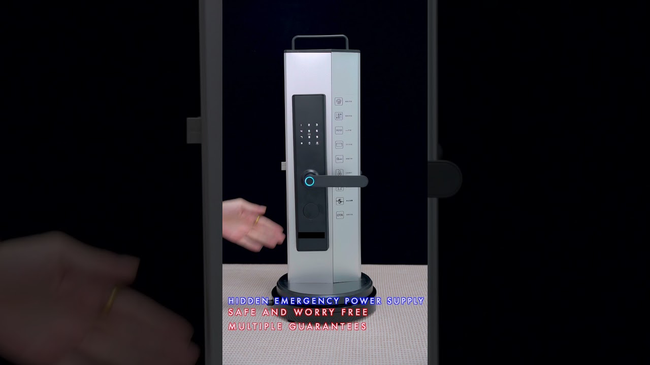 T6model smart lock product display #smarthome #smartlock #home #smartunlock #wifi #tech #smartphone