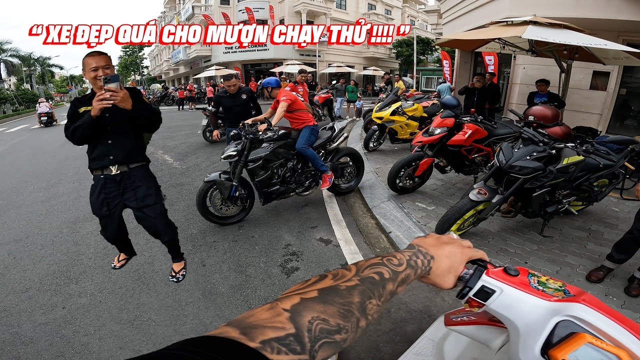 Thả Dio Xuống Phố Đi Offline Test Xe Ducati Mém Bị Bố Vì Sao ?