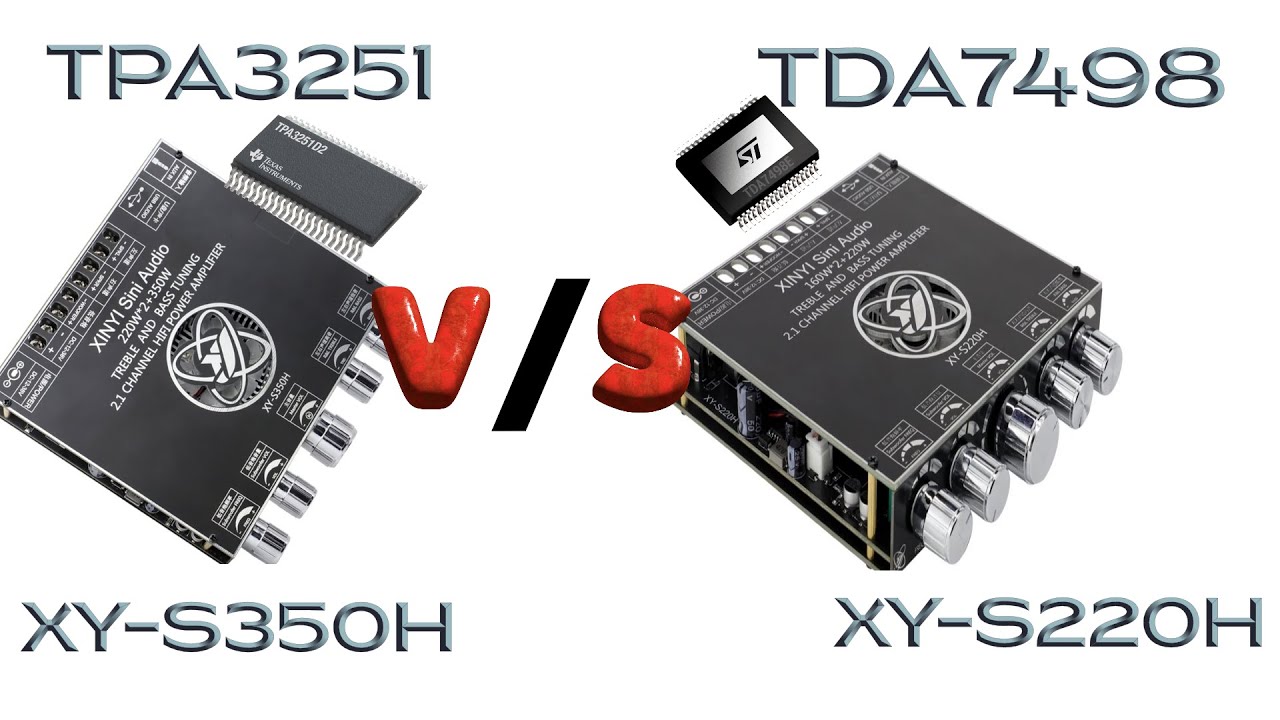 #TPA3251 vs #TDA7498 Comparison and Audio Test