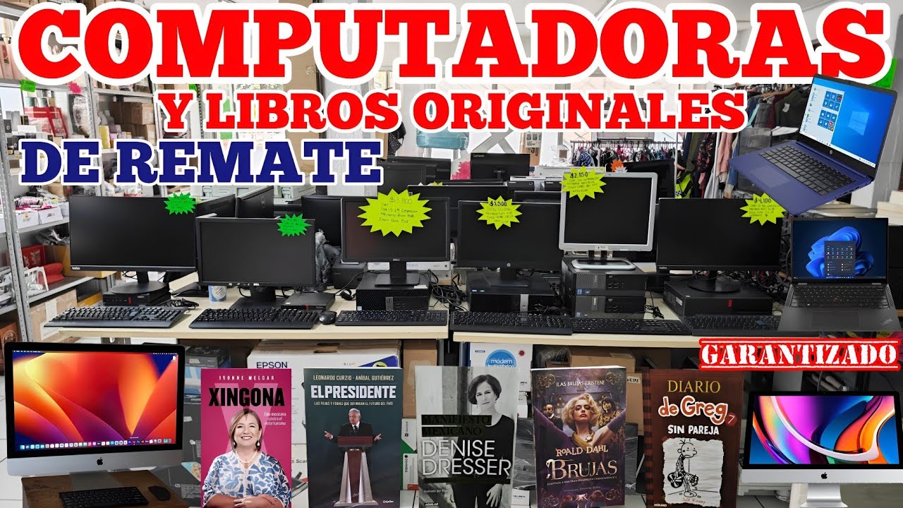 COMPUTADORAS PC MACINTOSH LAPTOP LIBROS ORIGINALES NOVELAS SUPERACION ACADEMICOS DESDE $100 PESOS 