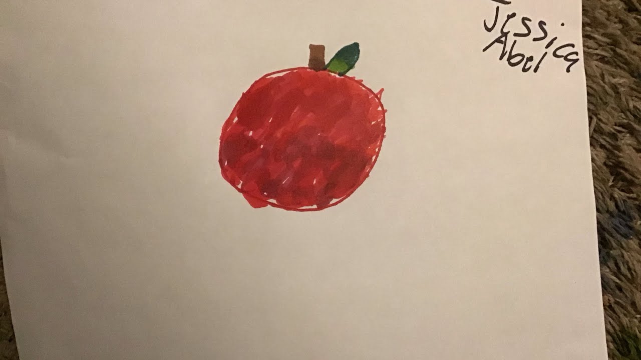 Draw A apple with me