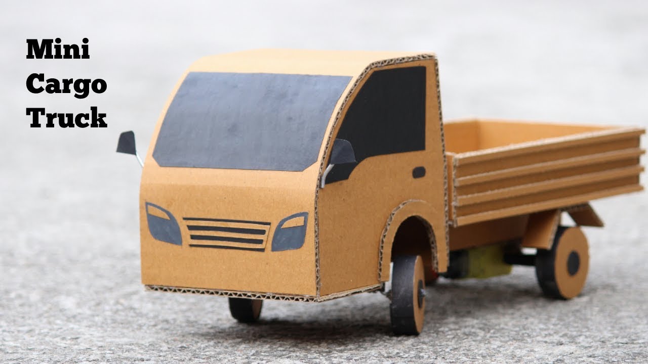 How To Make RC Cargo Truck || Mini Cargo Truck