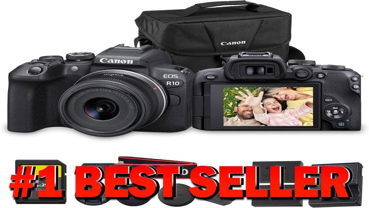 Canon EOS R10 Mirrorless Camera Kit with RF S 18 45mm Lens 24.2MP - B0FPSJG274