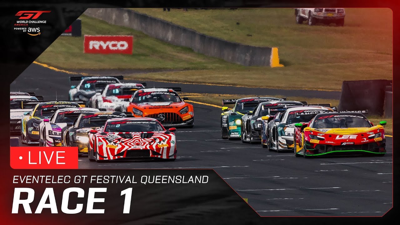 LIVE | Race 1 | EVENTelec GT Festival Queensland | 2025 GT World Challenge Australia
