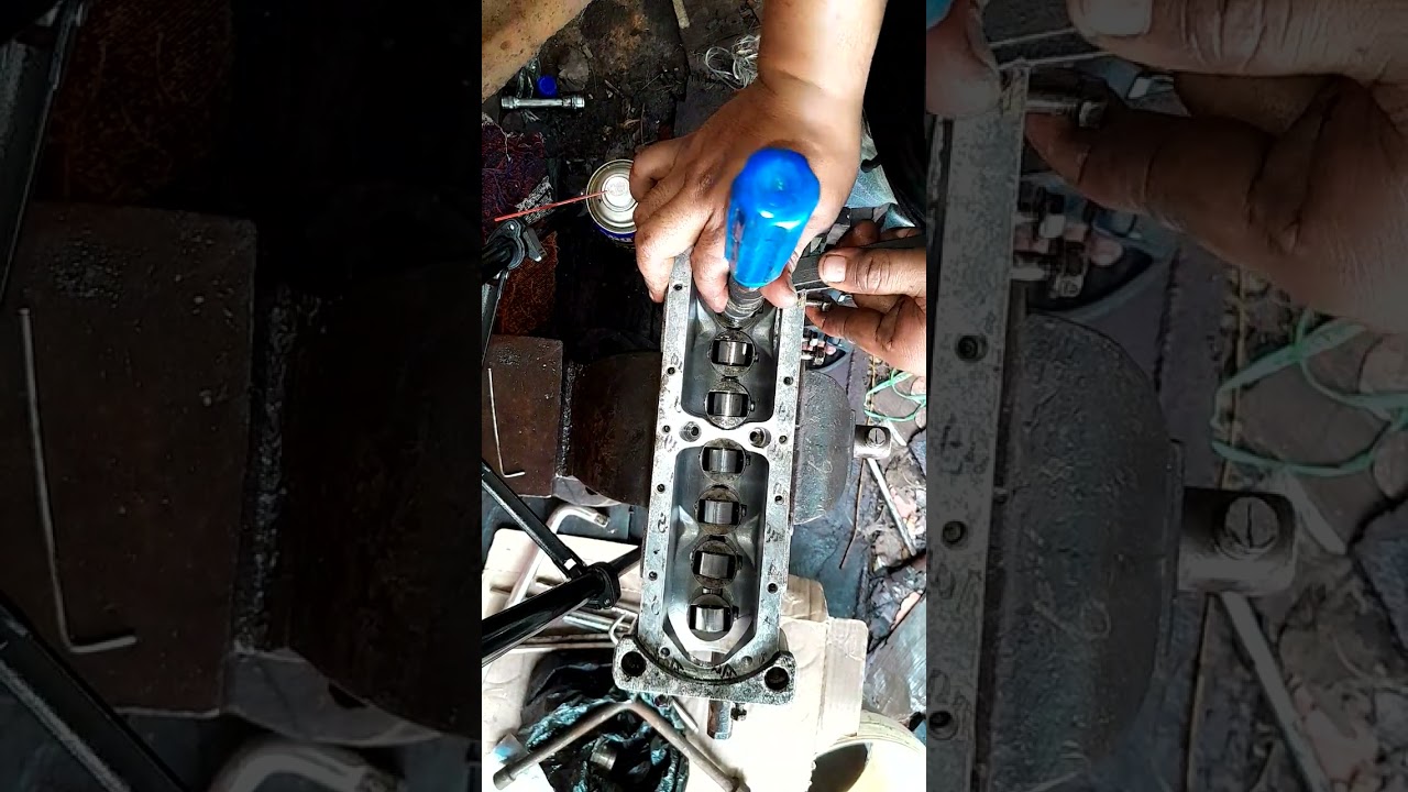  Cara pasang tappet roller f.i.p mitsubishi v8 dengan alat sederhana 