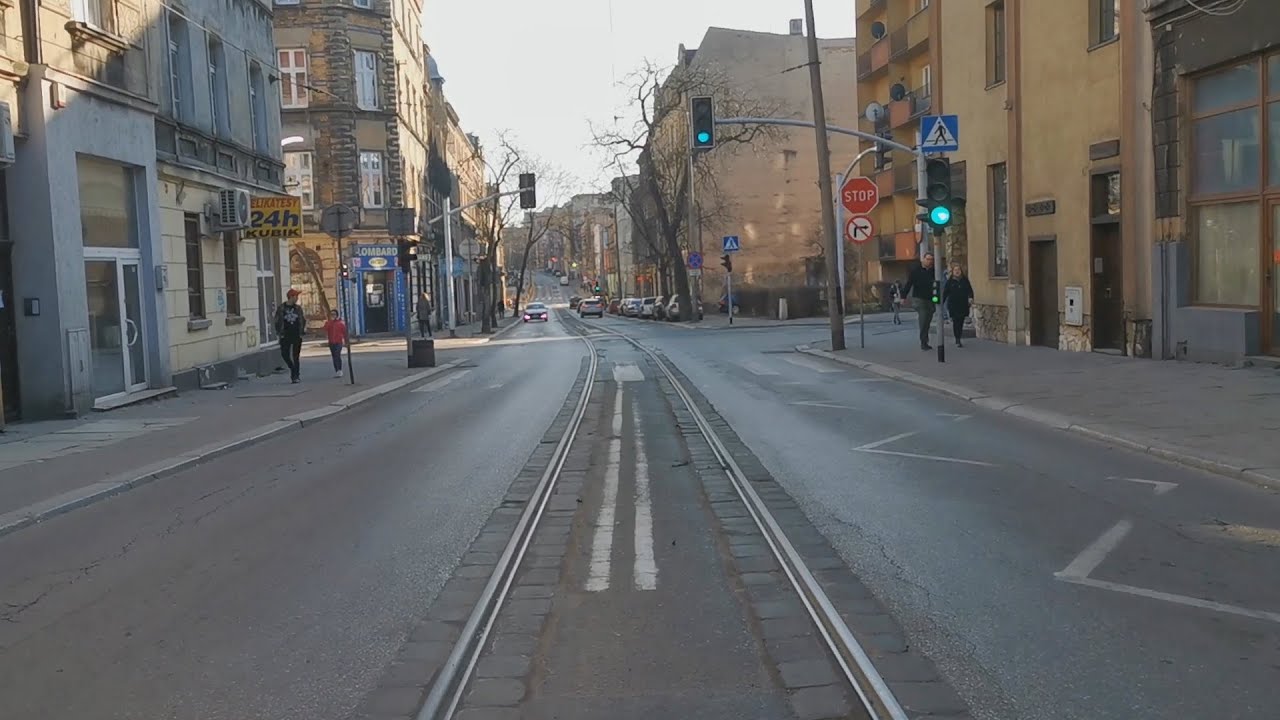 [Bytom] Przejazd tramwajem linii 38 na odcinku Powstańców Śląskich ↔ Kościół Św. Trójcy | Cabview
