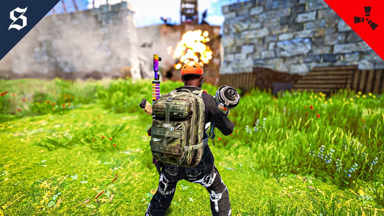 I online raided my neighbors and they rage quit instantly - RUST SOLO #21 S128
