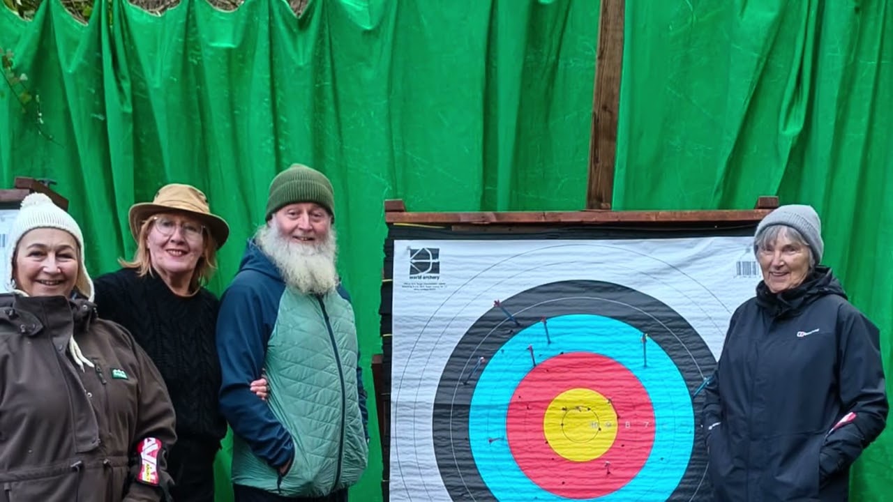 Nordic walking archery