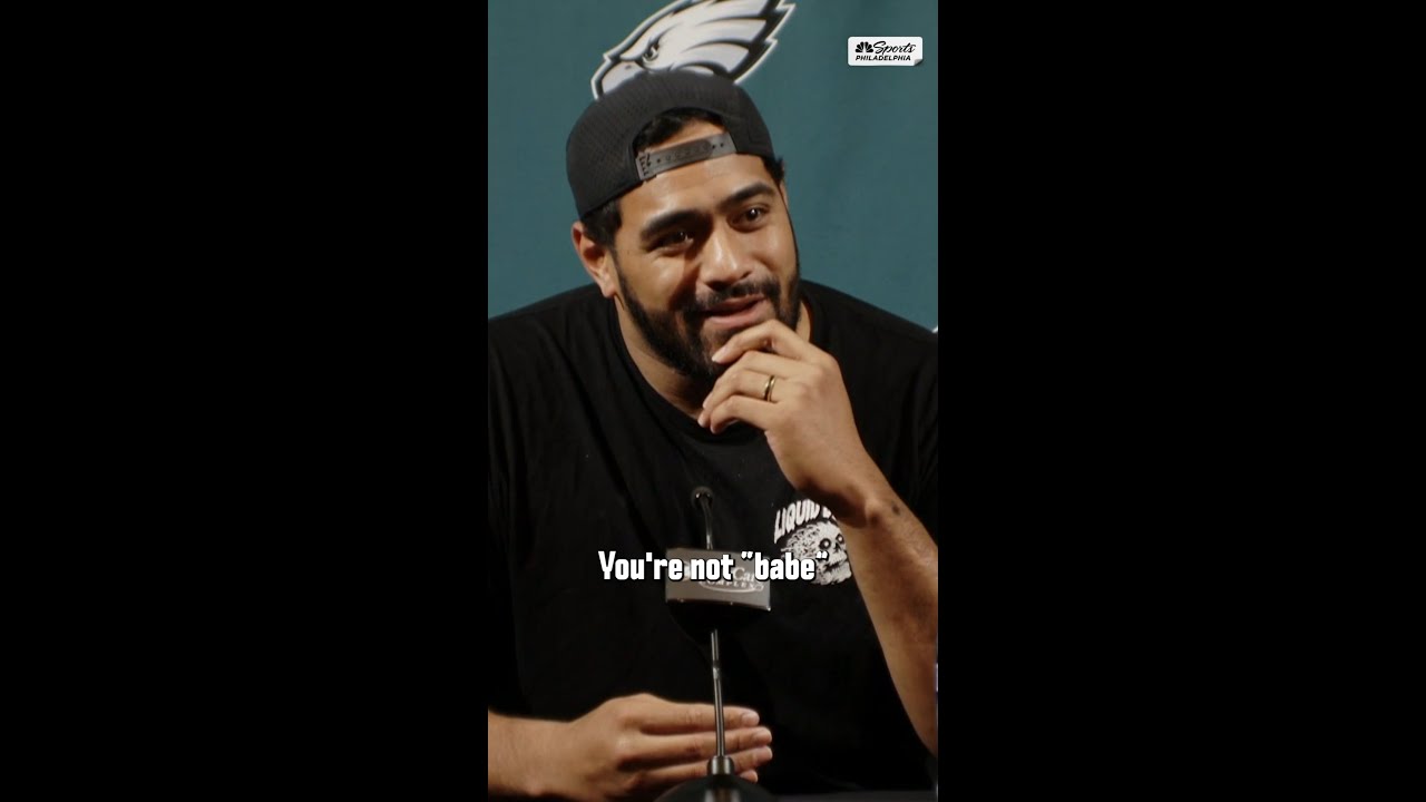 Jordan Mailata recalls the moment he learned the Eagles had signed Saquon Barkley
