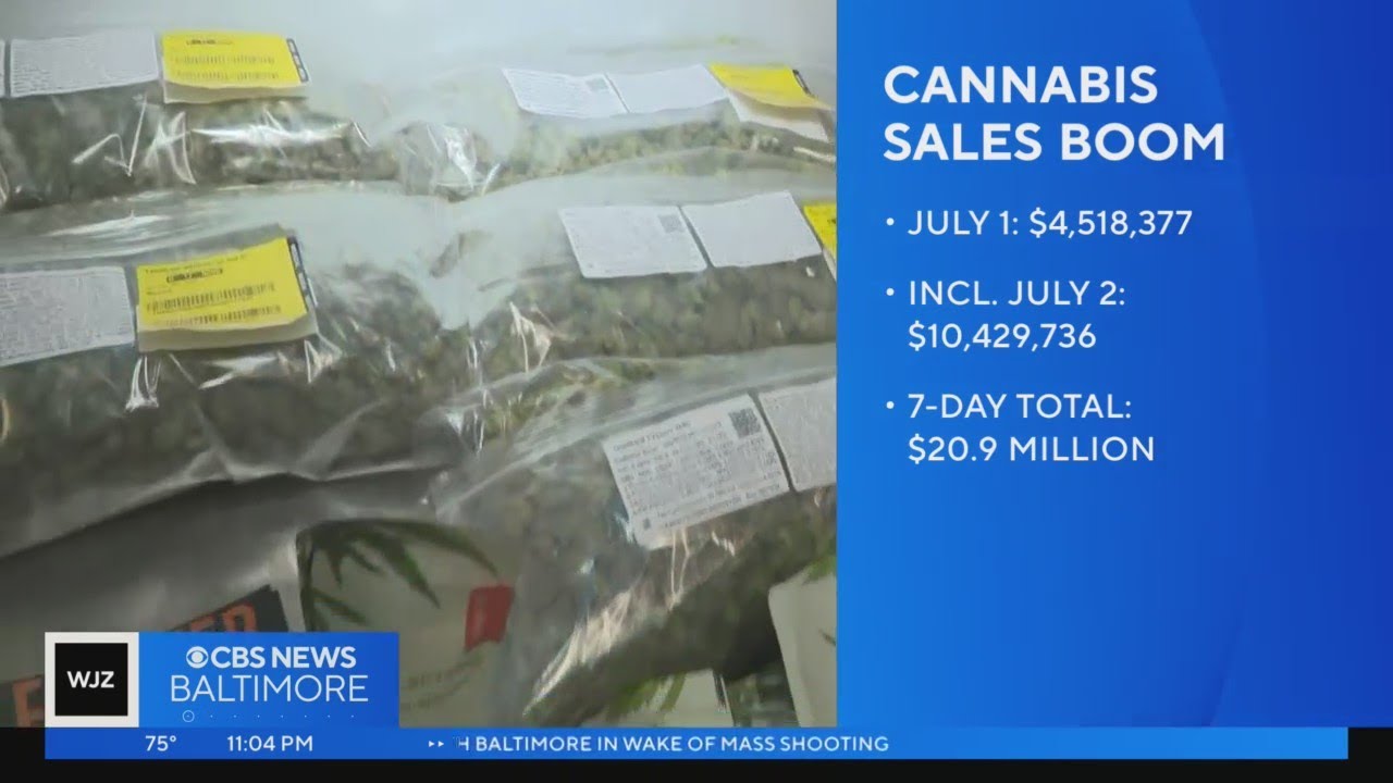 Nearly $21 million in weed sales reported in first week of legalization in Maryland