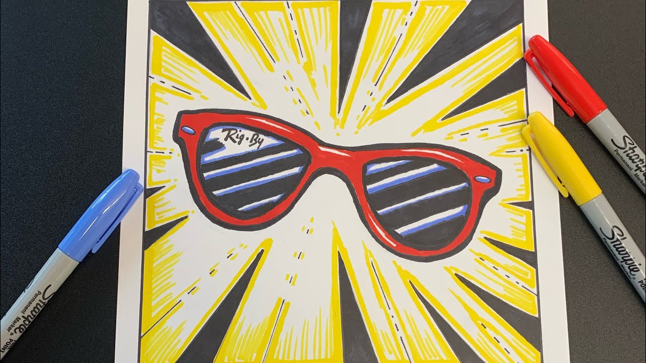 Pop Art Drawing Lesson- part 2