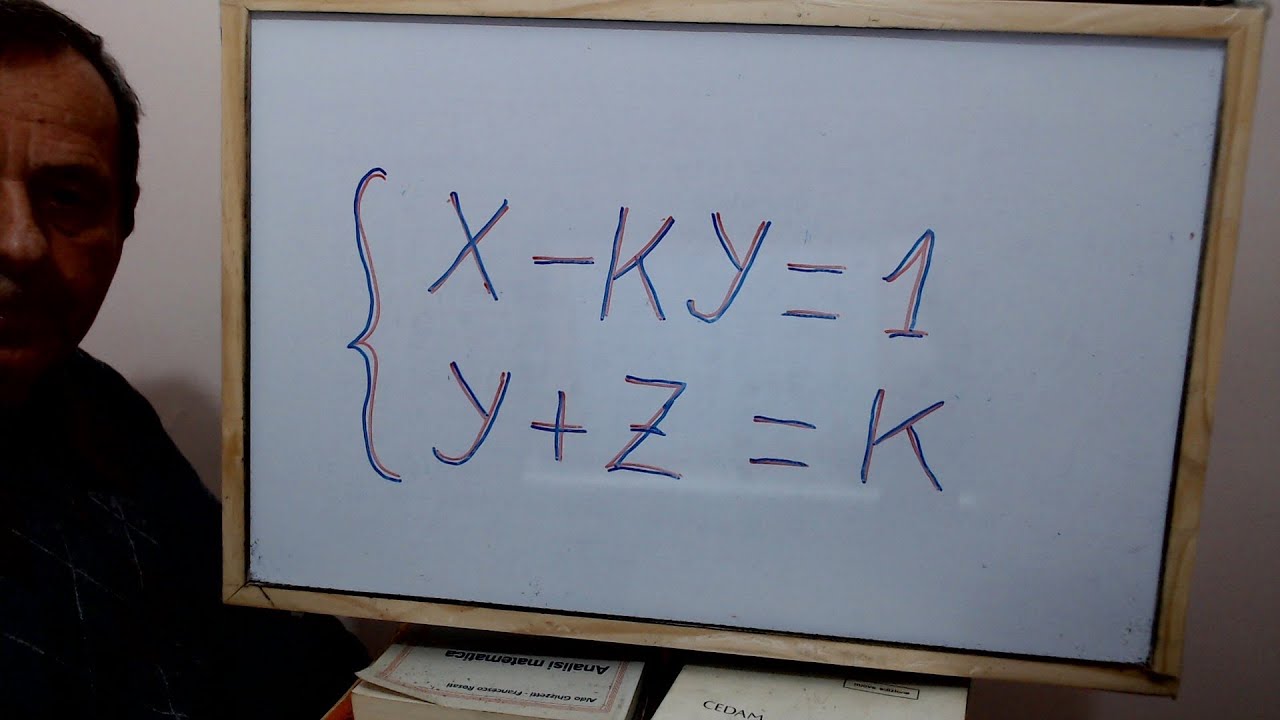 Sistemi di equazioni lineari parametriche ; Algebra lineare ; ESERCIZIO NR. 4 - Vladimir Kosturi