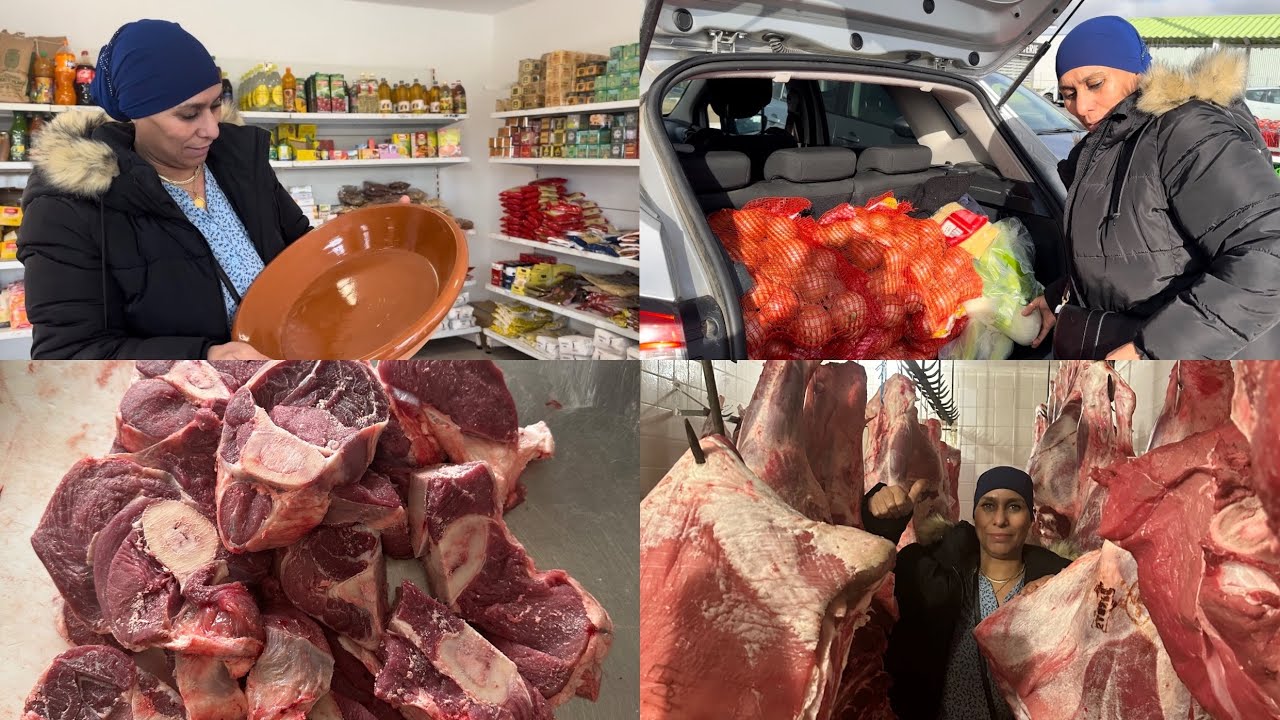 Visite chez mon boucher à LAMONZIE-SAINT-MARTIN 🥩🤌🏽🥰 زيارة إلى جزار بلدي 😍🫶🏽🌺