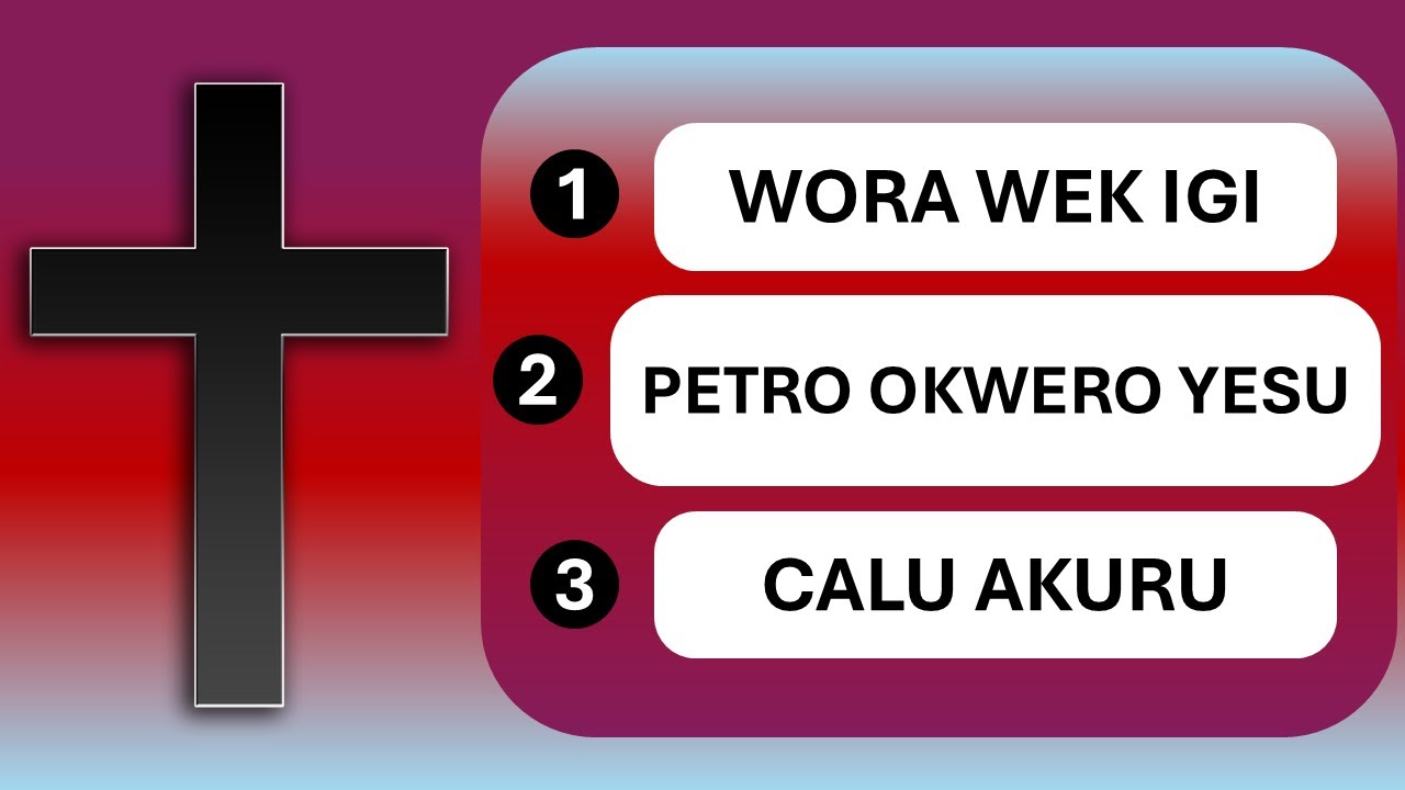 KWARESIMA MEDITATION SONGS (WORA WEK IGI | PETRO OKWERO YESU, TIMBA NWANGU CENG ABED NI AKURU)