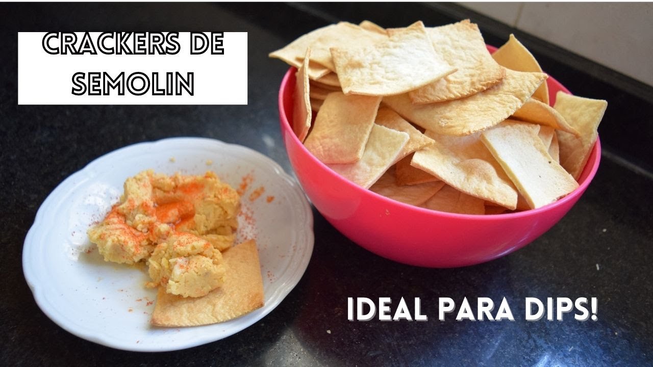 GALLETAS CRACKERS de Semolin🧉| Rapidas, faciles y riquísimas