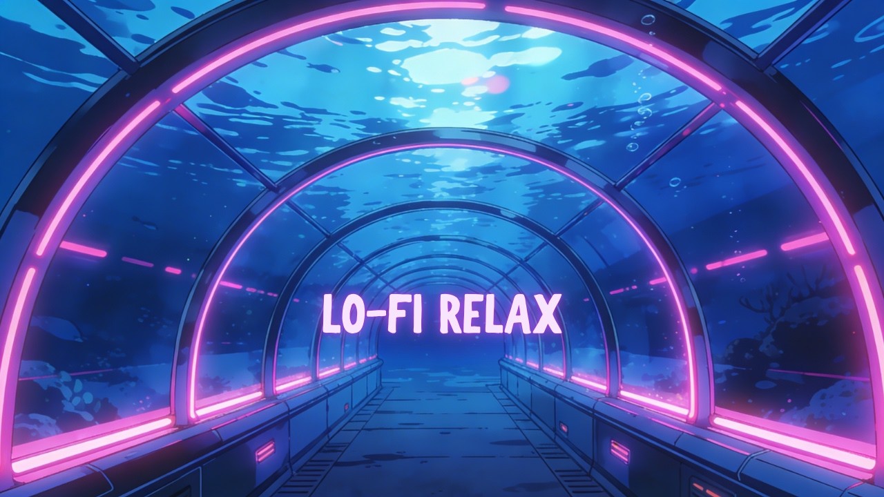 Lofi Chill 🌊 Deep Underwater Aquarium [Beats to Relax/Sleep to]