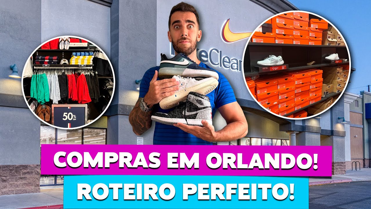 Roterio de compras em ORLANDO! Outlets e Shoppings mais baratos!