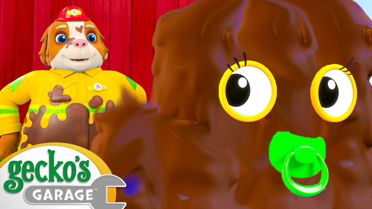 Baby Truck Muddy Splash Disaster! 🌊🚚 | Baby Truck | Gecko's Garage | Kids Songs