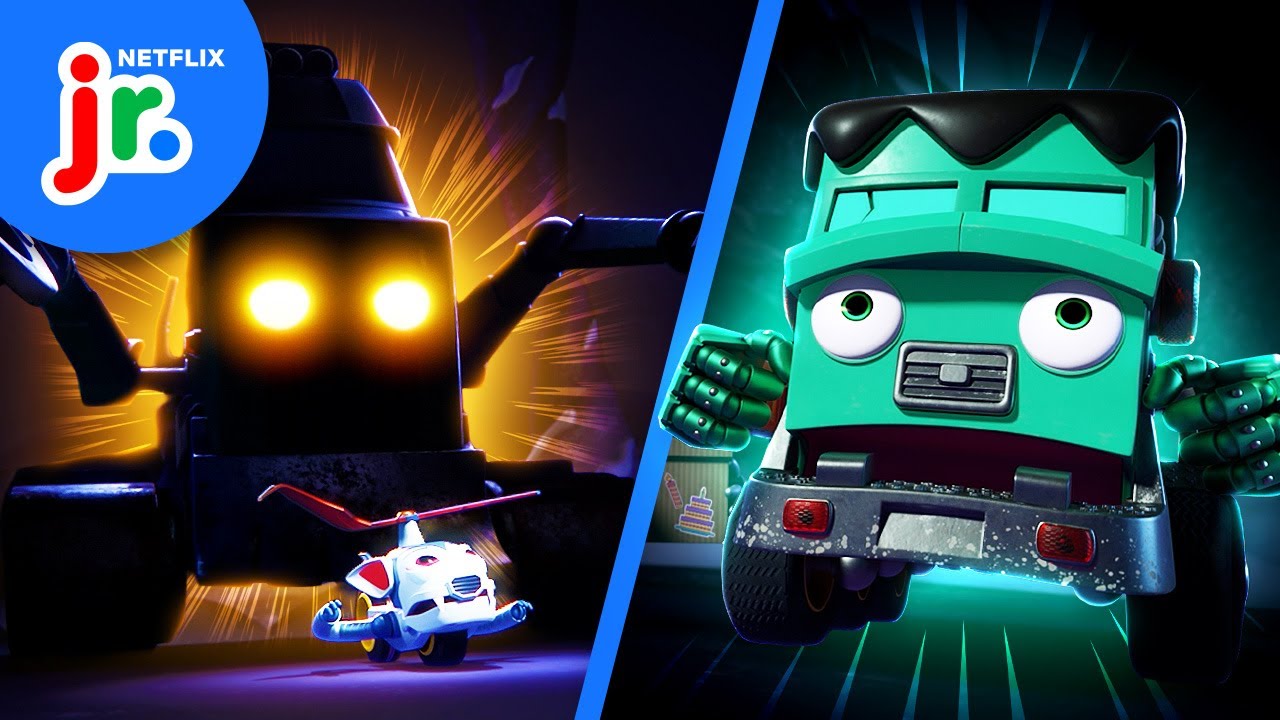 Monsters and Creatures from Mighty Monsterwheelies! 👻🚗 Netflix Jr
