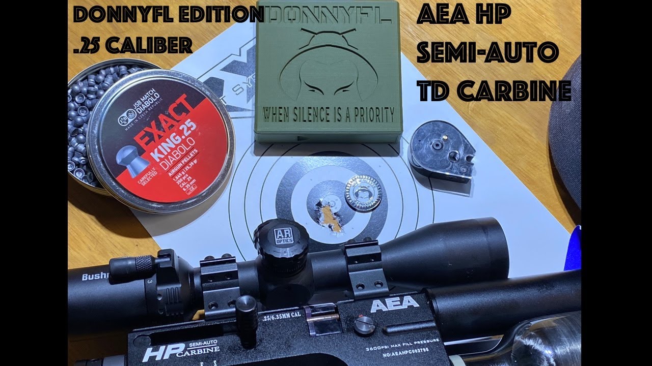 От коробки к верстаку с полуавтоматической винтовкой AEA Carbine TD-DonnyFL Edition PCP Pellet ка...