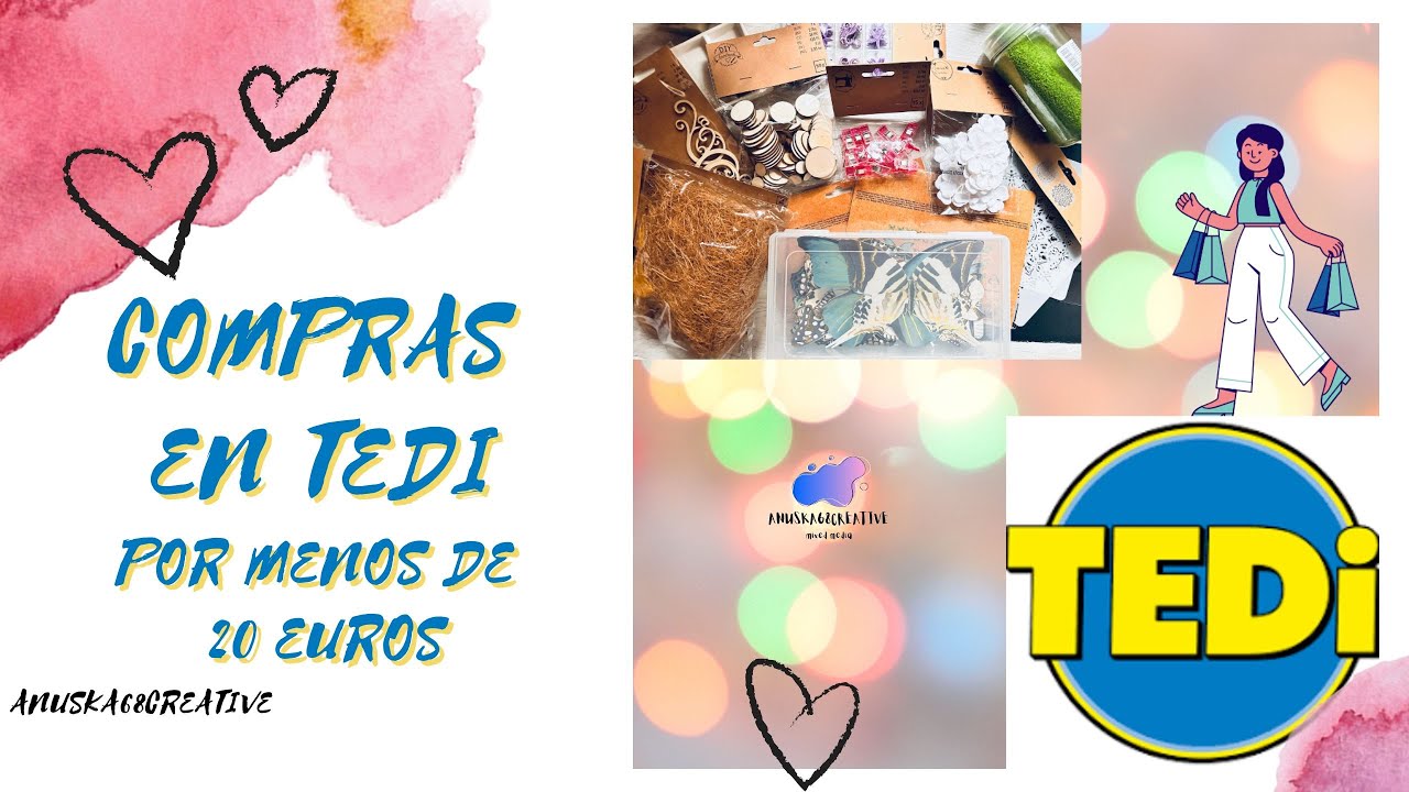 Mis compras en Tedi por menos de 20 euros ;-) #mixedmedia #supplies i